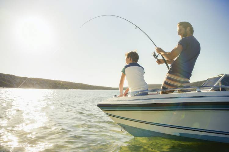 Father Son fishing