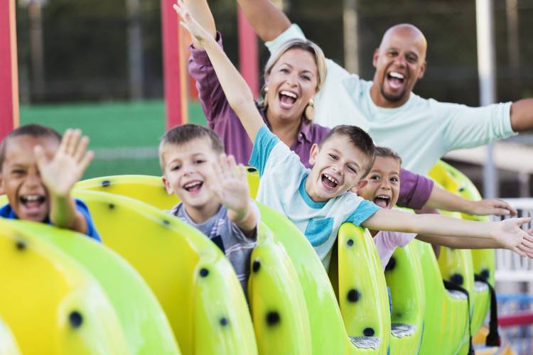 Orlando Theme Park Family Rollercoaster