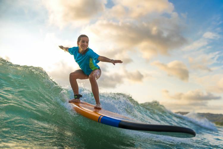 Surfing in Cocoa Beach