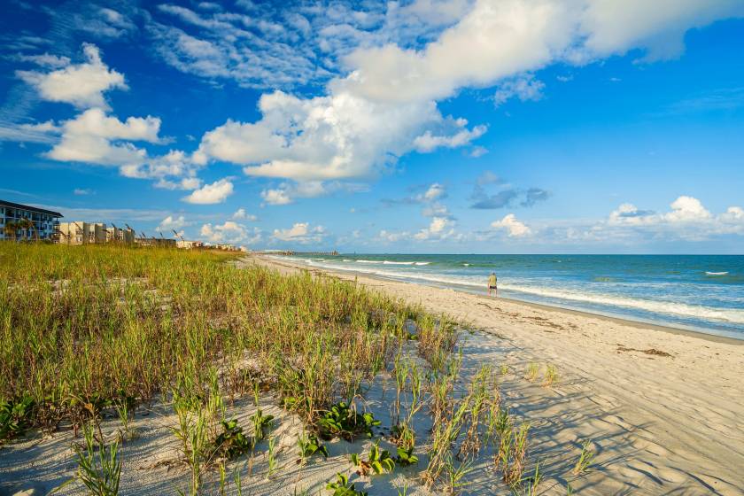 cocoa beach shoreline